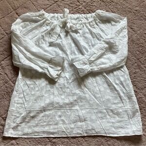 NWOT Trina Turk Embroidered Lace‎ Blouse Women's Size M